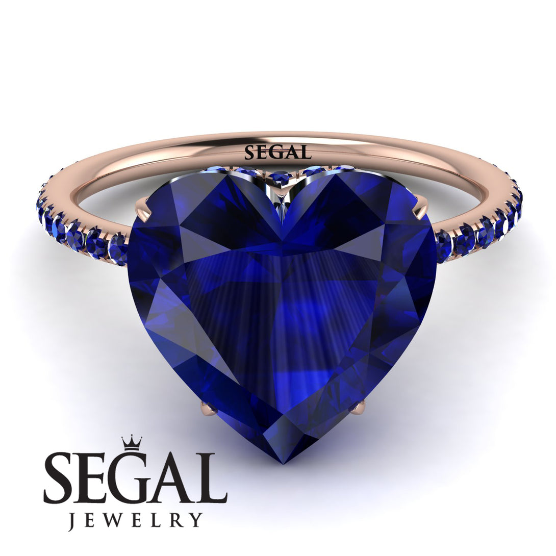 Heart Shape Sapphire Ring - Noelle No. 74